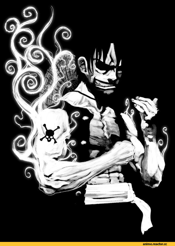 One Piece, Luffy, песочница, Луффи, Anime Art, Anime