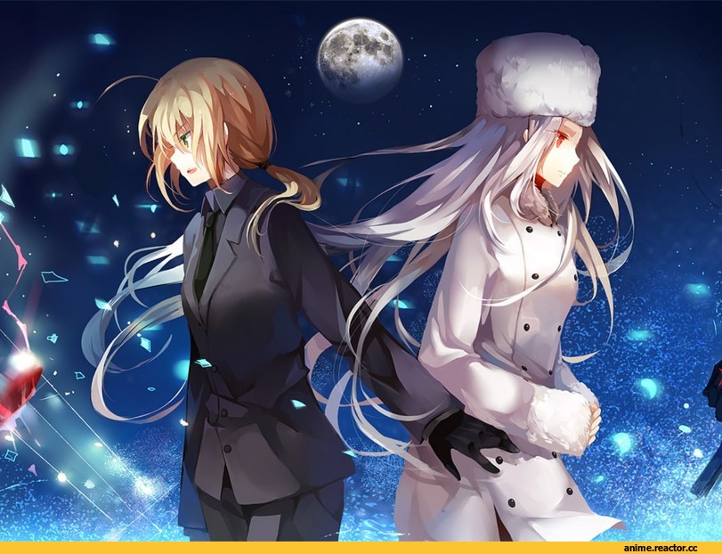 Anime Art, Saber (Fate), песочница, Fate (series), Fate/Zero, Irisviel von Einzbern, Anime