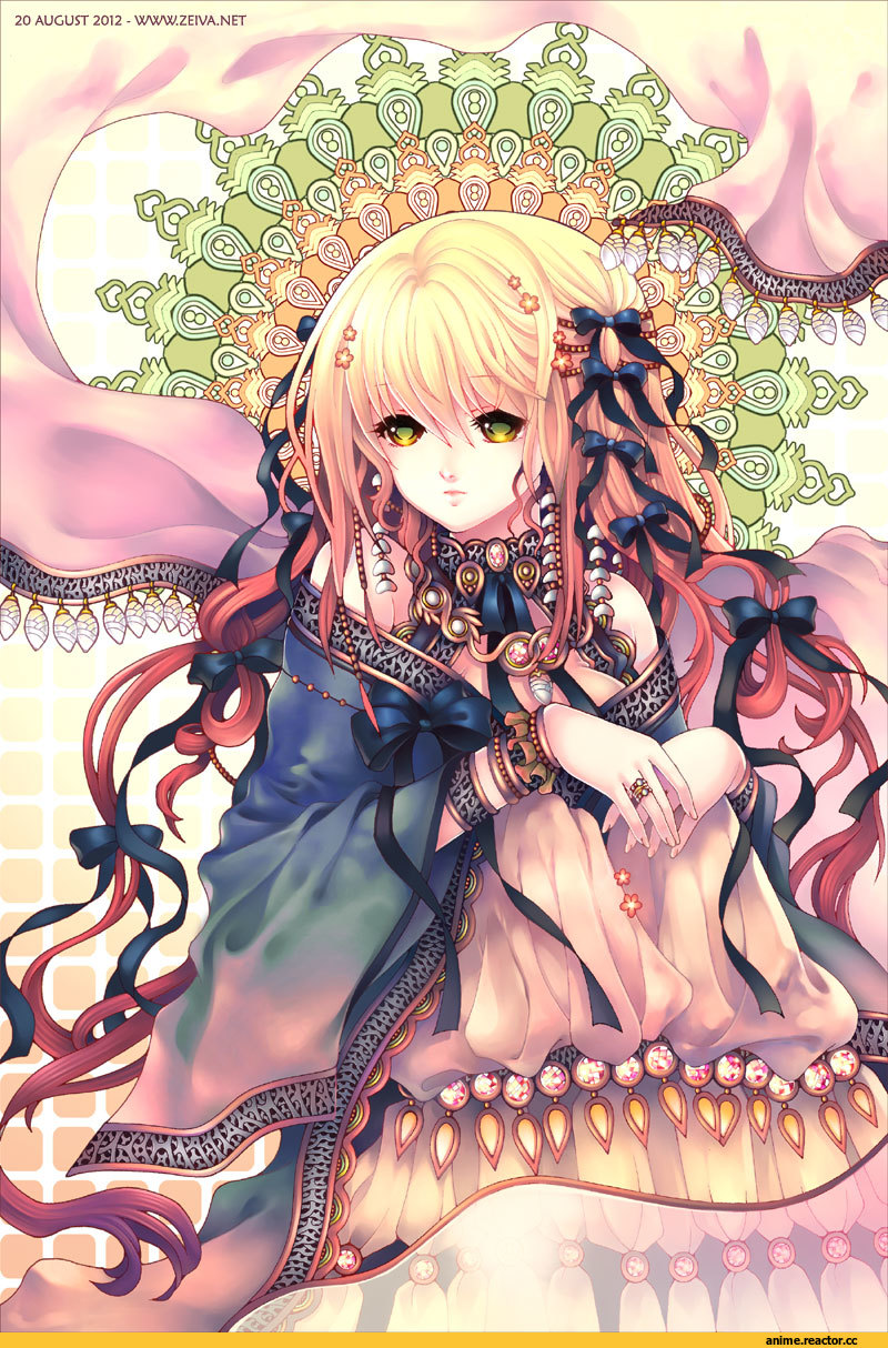 Anime Art, princess, песочница, Anime