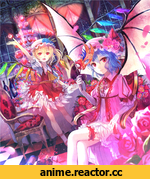 Anime Art, Touhou Project, Flandre Scarlet, Remilia Scarlet, Anime