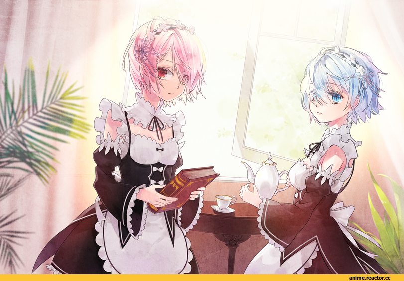 Re Zero Kara Hajimeru Isekai Seikatsu, Rem (re zero), Ram (Re Zero), g121414789, Anime