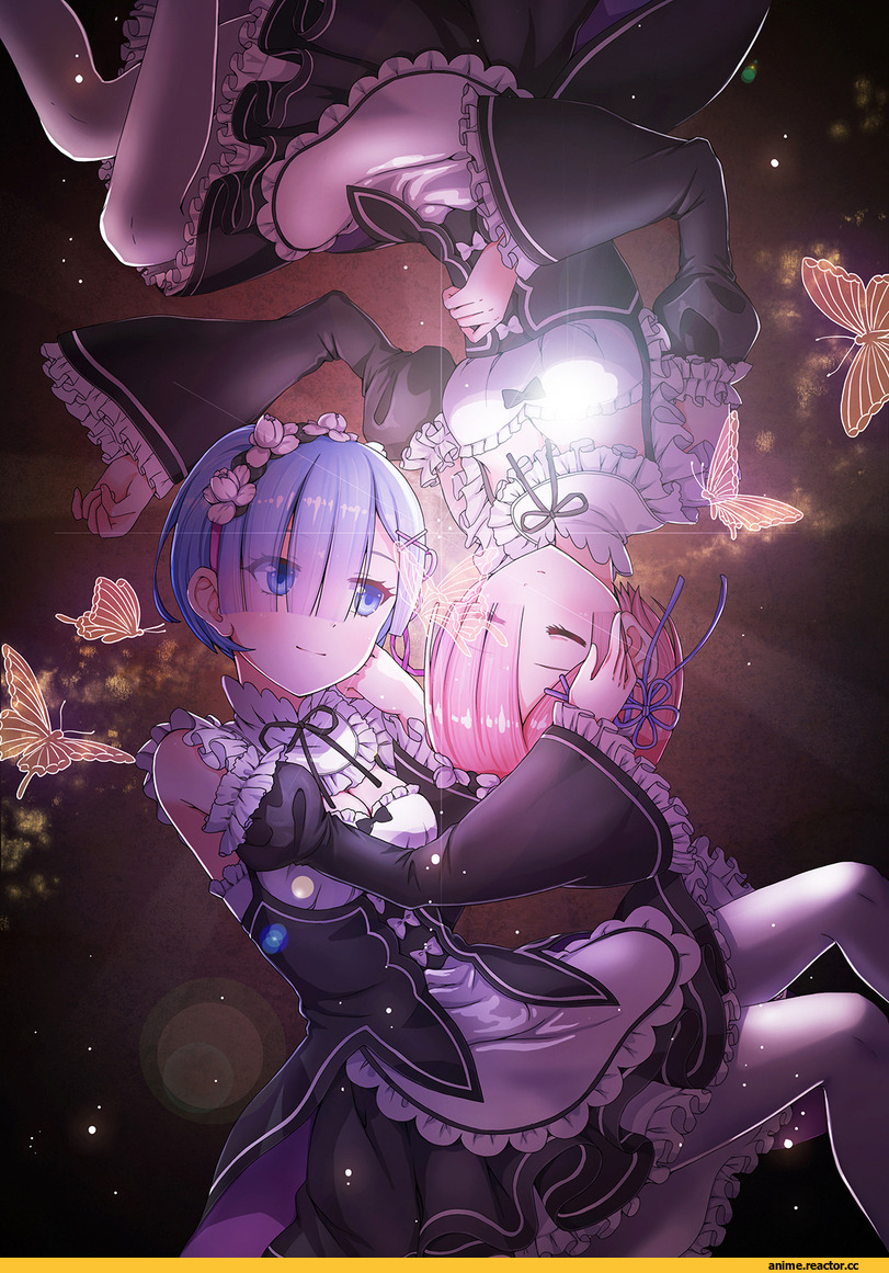 Re Zero Kara Hajimeru Isekai Seikatsu, Rem (re zero), Ram (Re Zero), leafyanna, Anime