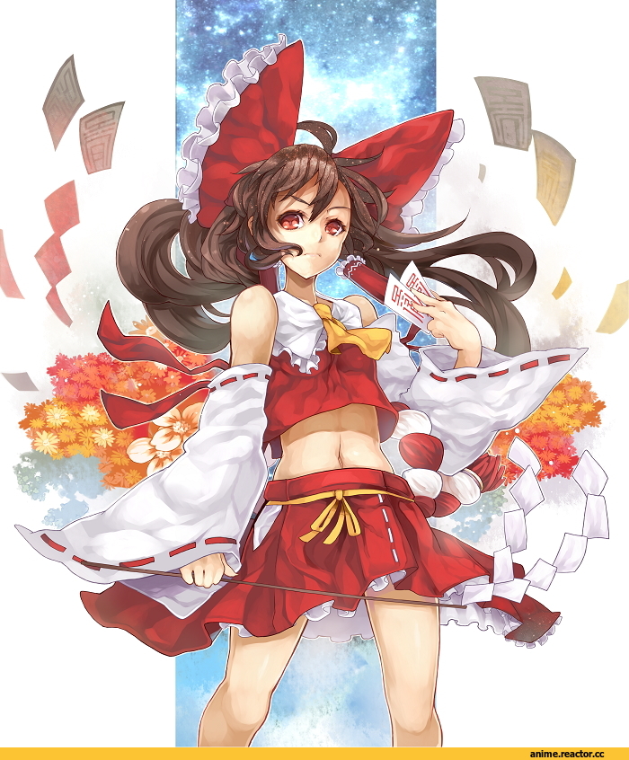 Anime Art, Hakurei Reimu, Anime