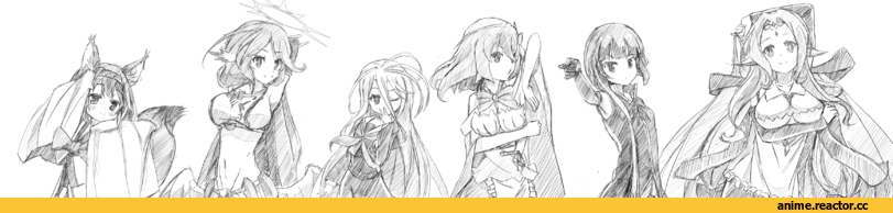 Anime Art, No Game No Life, Jibril, Anime