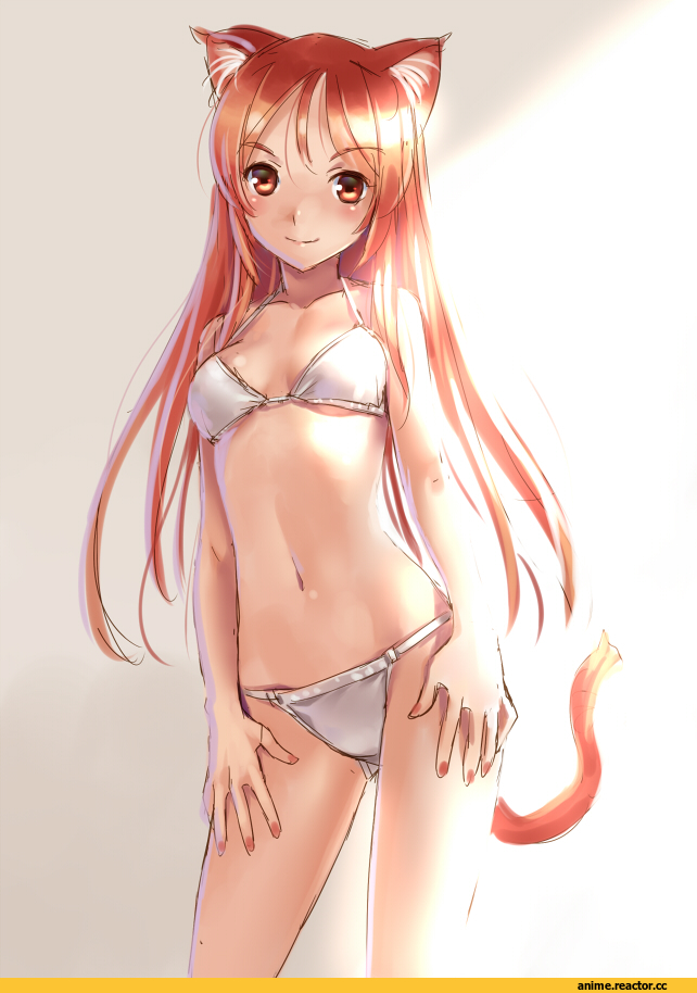 Anime Art, Katahira Masashi, cat tail, Anime
