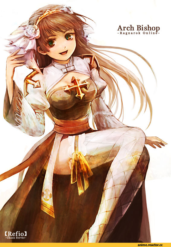 Anime Art, рагнарок онлайн, nemuko (omochimochi), arch bishop, shadow chaser, Anime