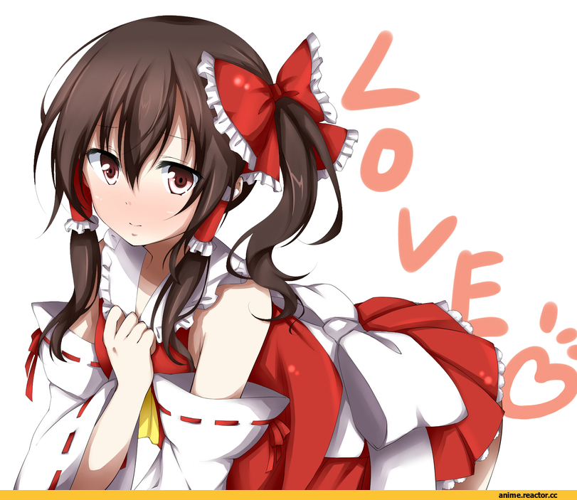 Anime Art, Hakurei Reimu, в комментах ещё, Touhou Project, Anime