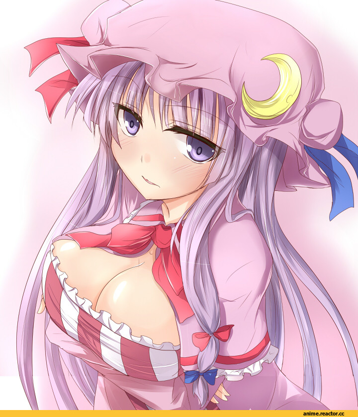 Anime Art, Patchouli Knowledge, ram hachimin, Touhou Project, Anime