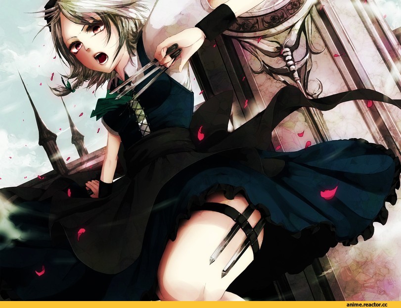 Anime Art, Izayoi Sakuya, Touhou Project, Anime