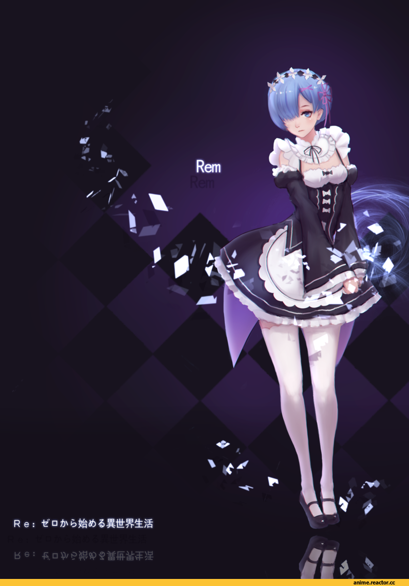 Re Zero Kara Hajimeru Isekai Seikatsu, Rem (re zero), yuyu7986, Anime