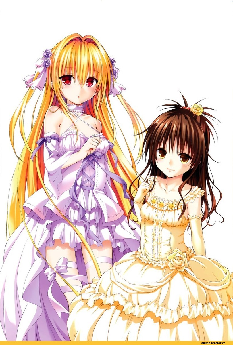 Anime Art, to love-ru darkness, Konjiki no Yami, Yuuki Mikan, Yabuki Kentarou, Anime