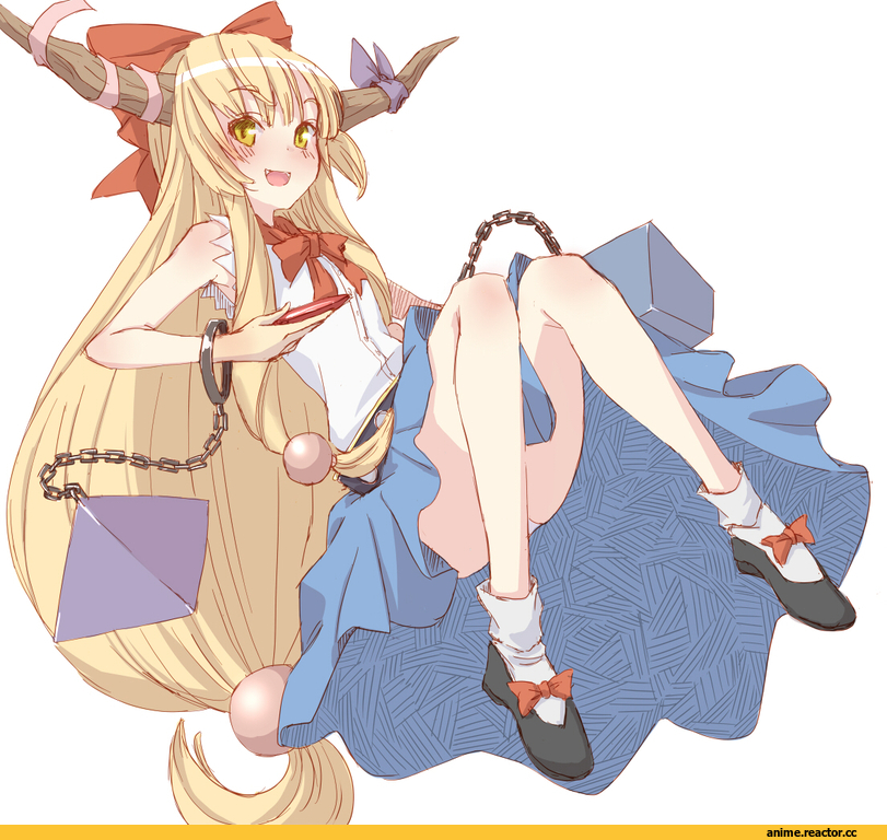 Anime Art, Ibuki Suika, Touhou Project, Anime