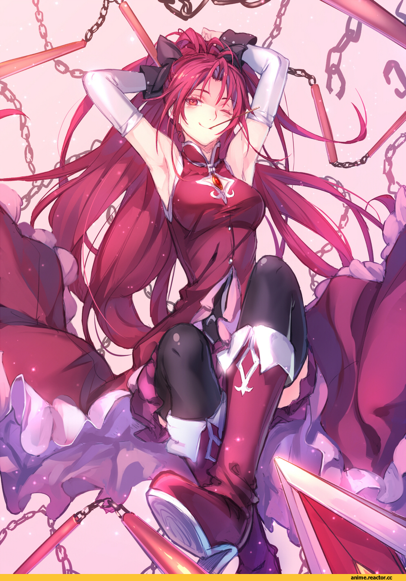 Anime Art, Mahou Shoujo Madoka Magica, Sakura Kyouko, Anime