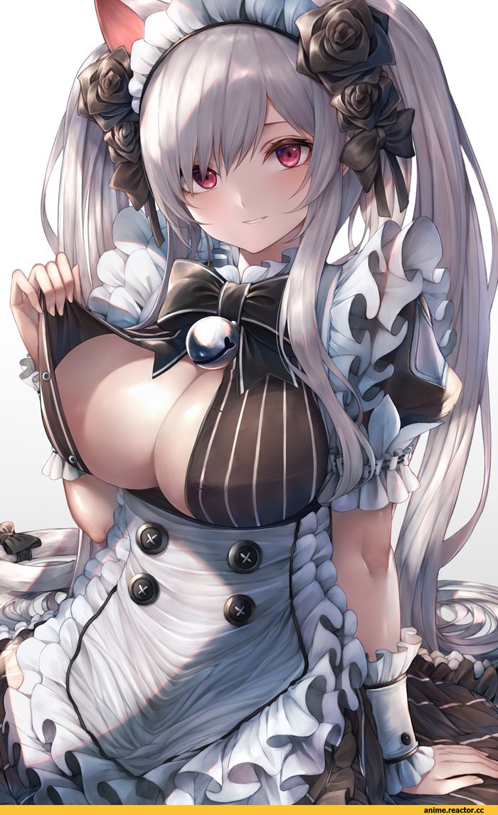Maid, Anime Ero Kyonyuu, Anime Ero, snm (sunimi), AO, nekomimi, Animal Ears, Anime