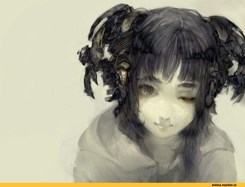 Anime Art, рисунок, Кликабельно, аниме
