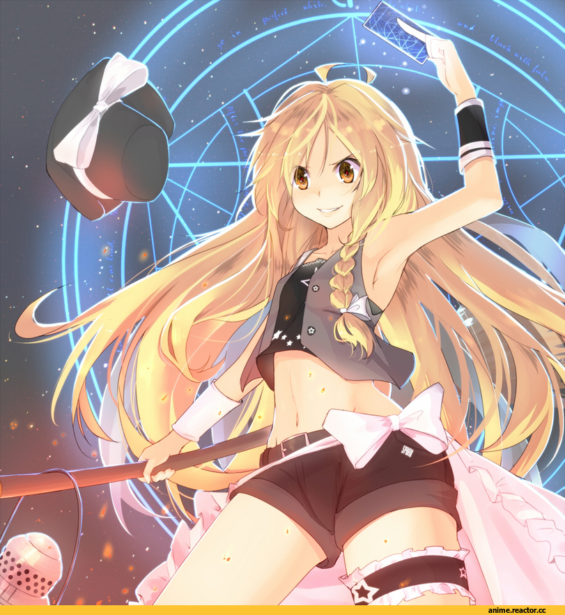 Anime Art, Kirisame Marisa, Touhou Project, Anime