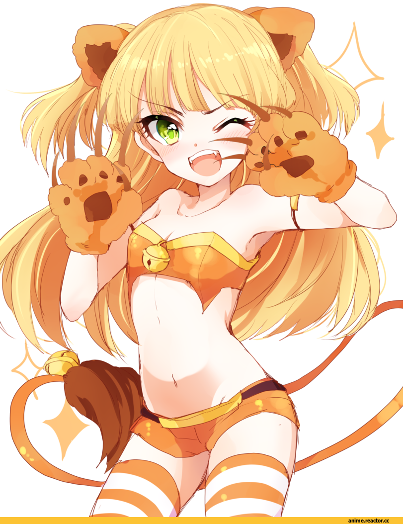 Anime Art, Idolmaster, Jougasaki Rika, nekomimi, Animal Ears, Anime