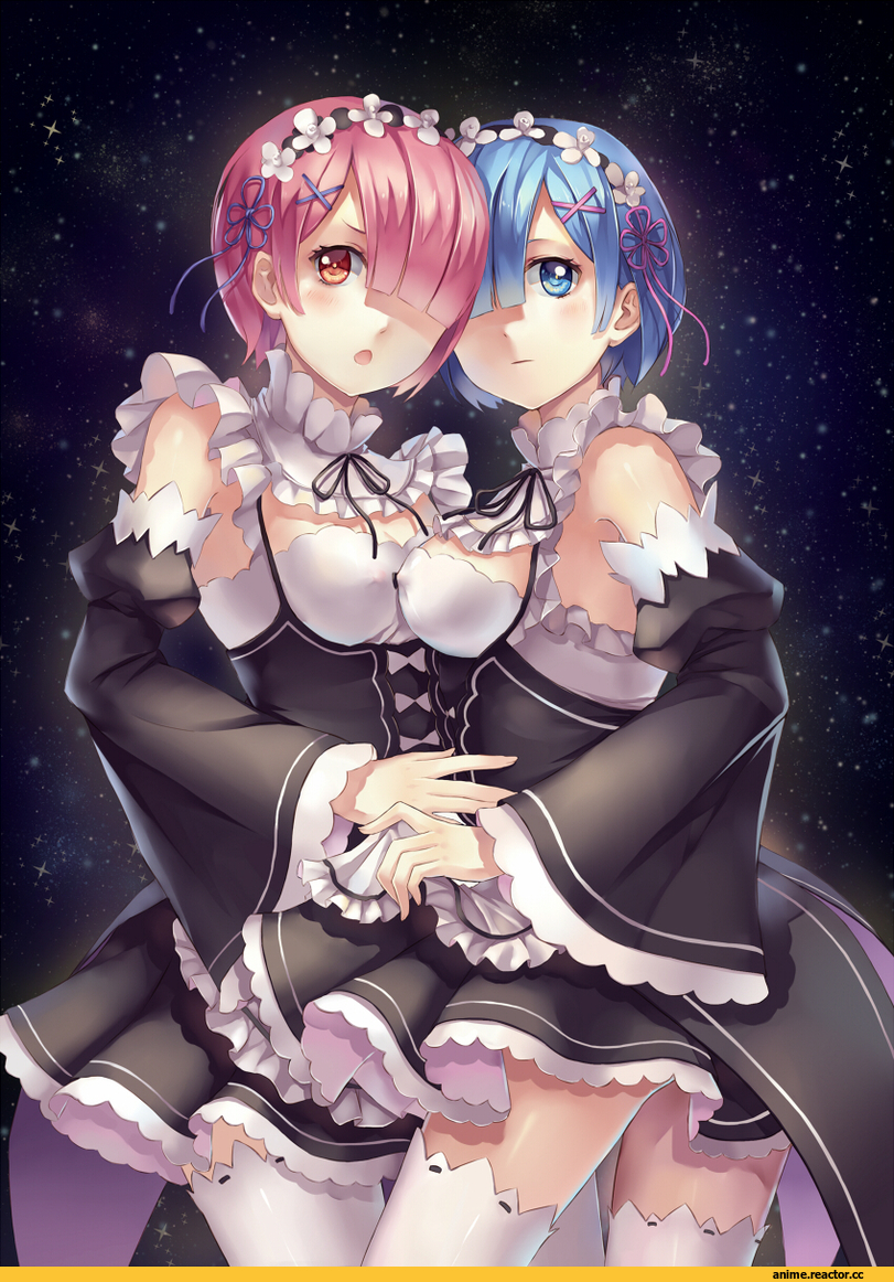 Ram (Re Zero), Re Zero Kara Hajimeru Isekai Seikatsu, Rem (re zero), ryuu32, Anime