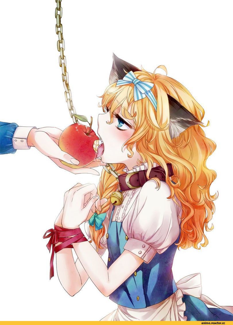 рабыня, Anime Art, Animal Ears, neko, Anime