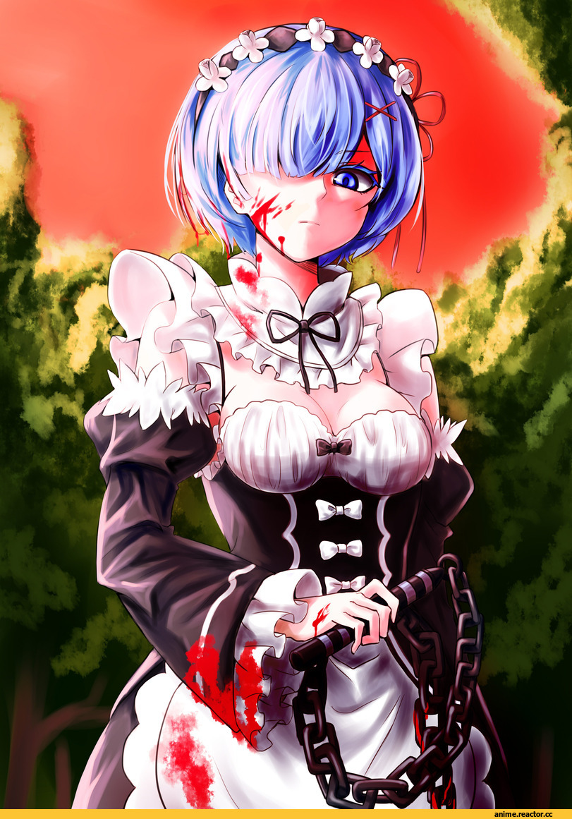 Re Zero Kara Hajimeru Isekai Seikatsu, Rem (re zero), karadborg, Anime