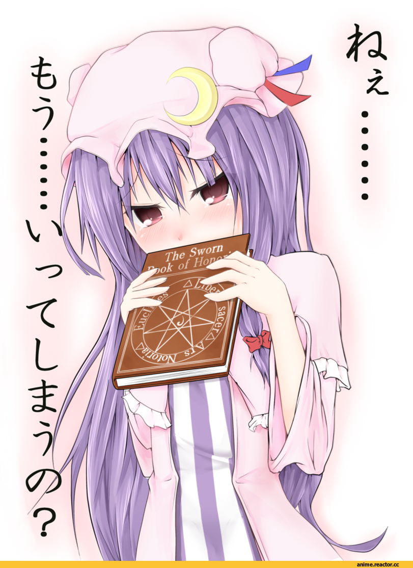 Anime Art, Touhou Project, Patchouli Knowledge, Anime