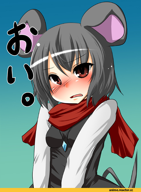 Anime Art, Touhou Project, Nazrin, Nezumimimi, Anime