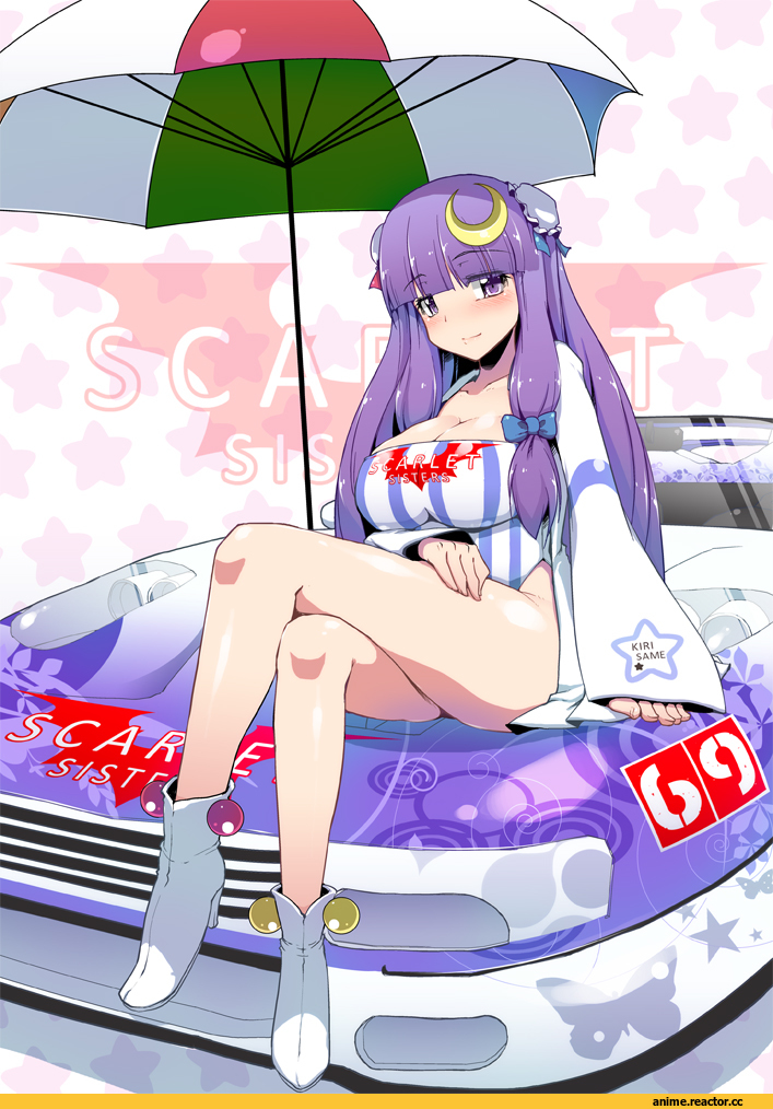 Anime Art, Patchouli Knowledge, Touhou Project, Anime