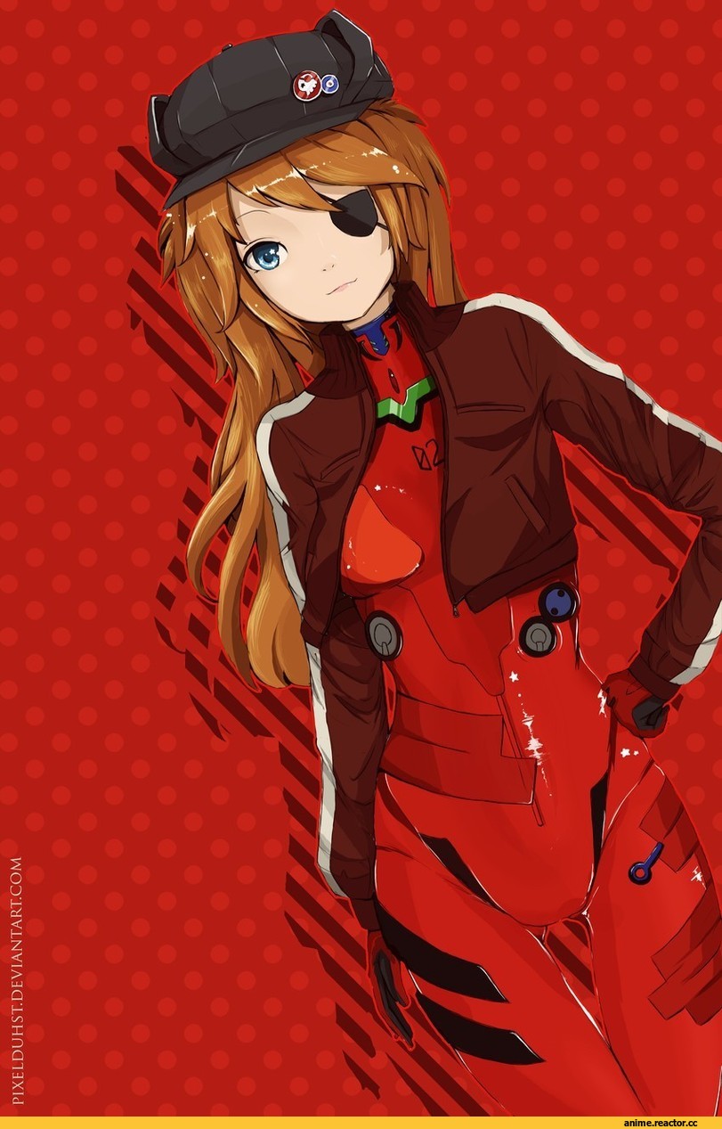 Anime Art, Evangelion, asuka, Anime