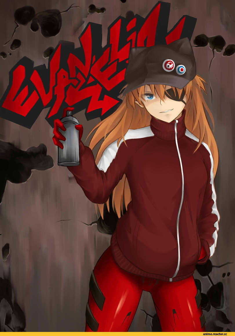 Anime Art, Evangelion, asuka, Anime