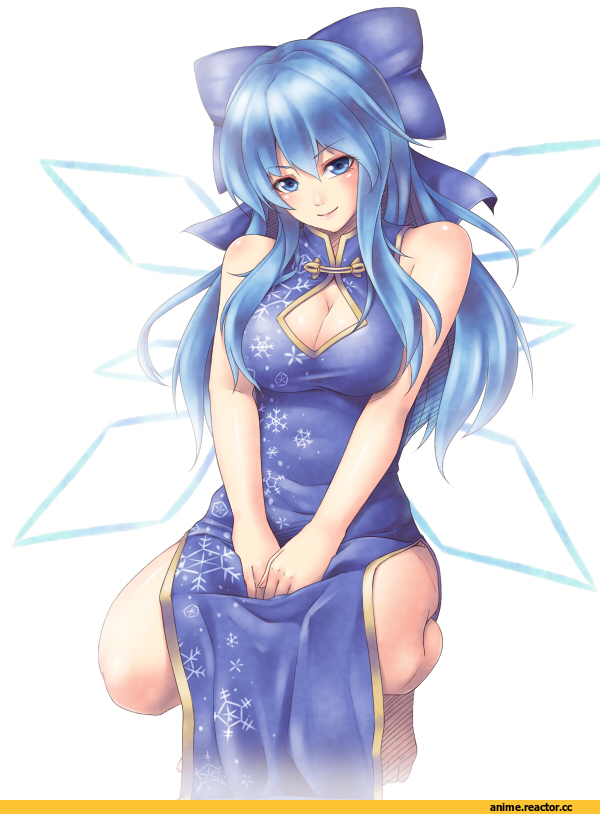 Anime Art, Cirno, Touhou Project, Anime