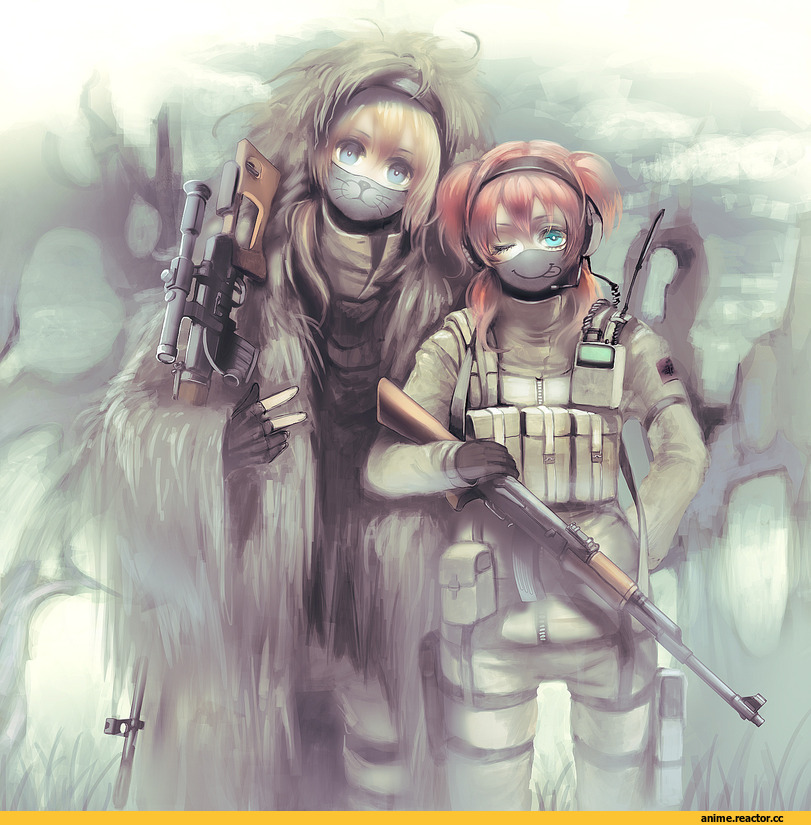 sniper rifle, подборка, Anime Art, Anime Подборка, Anime