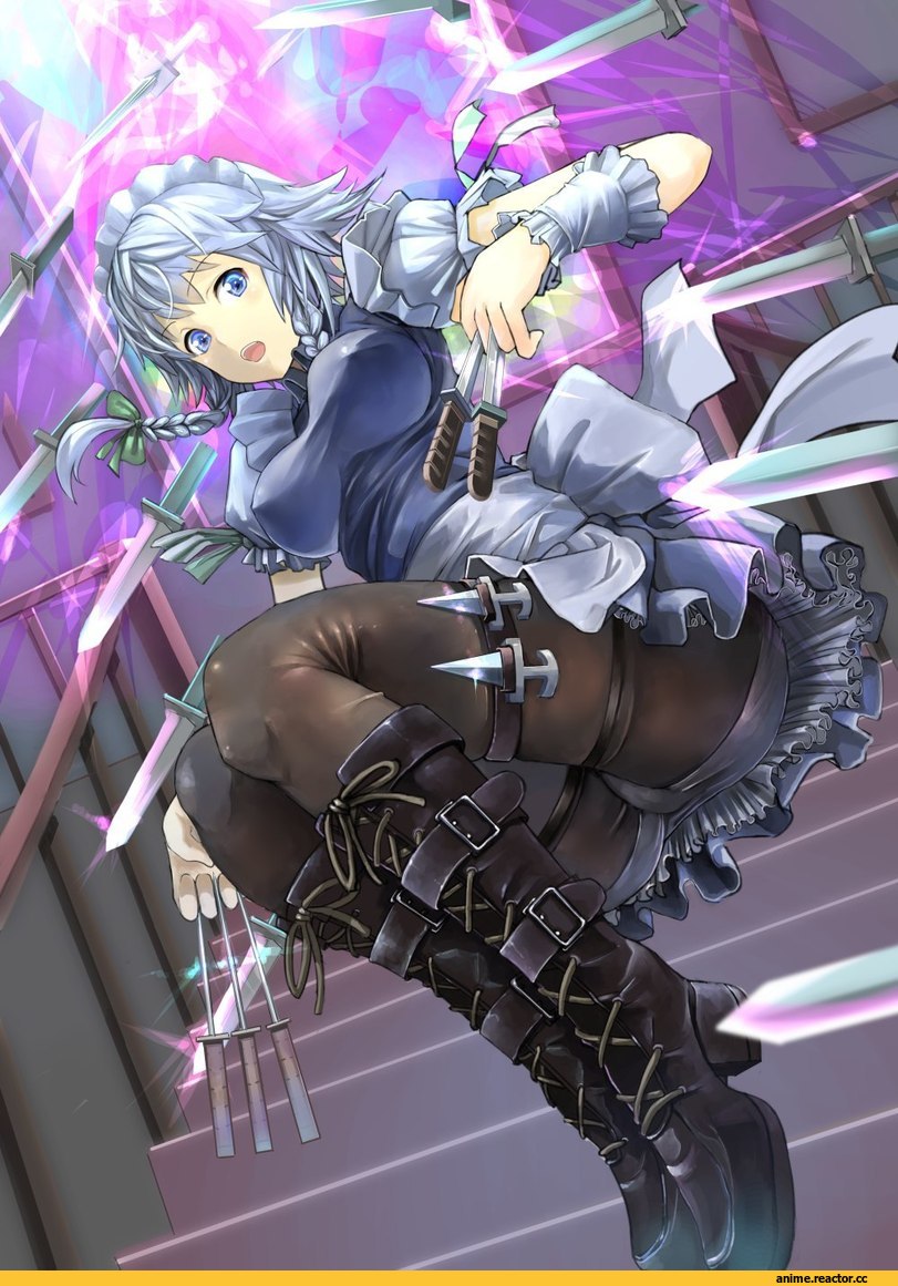 Touhou Project, Anime Art, Izayoi Sakuya, Anime