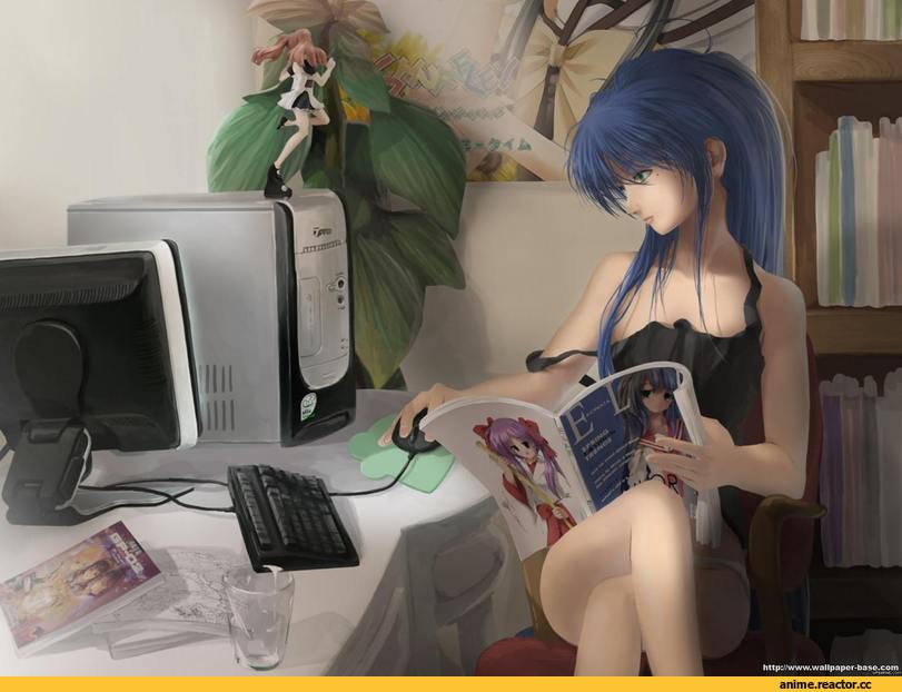 красивые картинки, Lucky Star, Konata Izumi, Anime Art, Anime