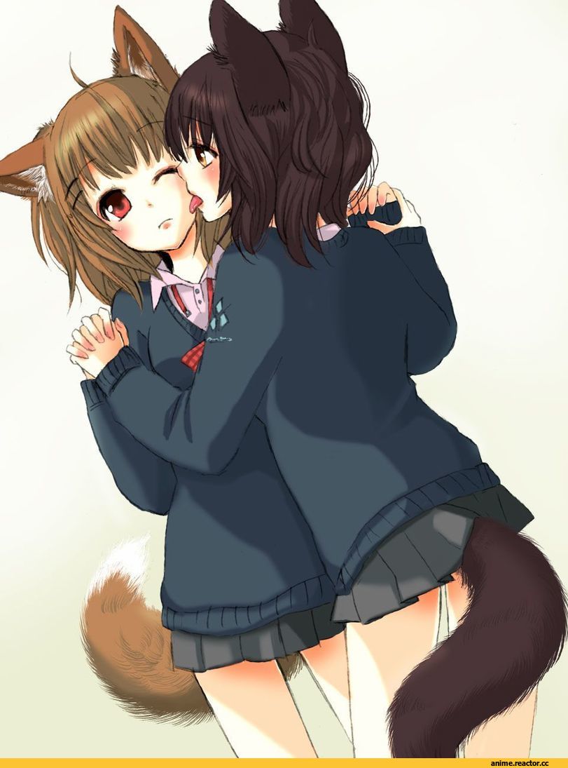 Anime Art, красивые картинки, няшки, Неко, Animal Ears, Anime