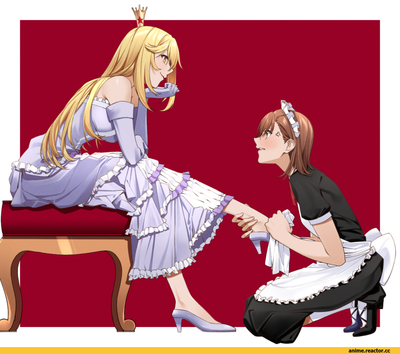 Maid, Misaka Mikoto, ToAru, Shokuhou Misaki, soruna (nell), Anime