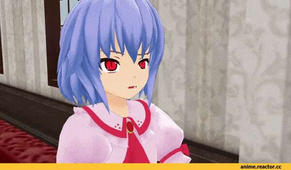 Remilia Scarlet, Touhou Project, anime gif, Izayoi Sakuya, Flandre Scarlet, Anime Ero Swim, Anime Ero, Anime