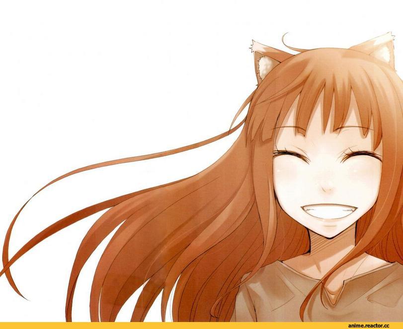 волчица и пряности, Хоро, добро, няша, девушка, Inumimi, Animal Ears, Anime