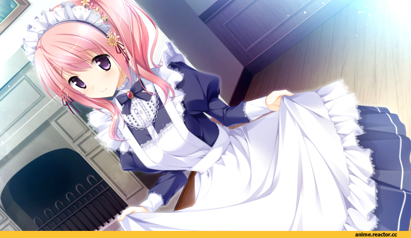 art, красивые картинки, горничная, Sakura Mau Otome no Rondo, Komine Manami, Anime