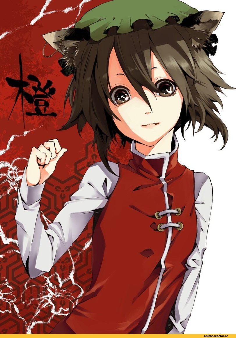 Chen, Touhou Project, Nekomata, Animal Ears, Anime