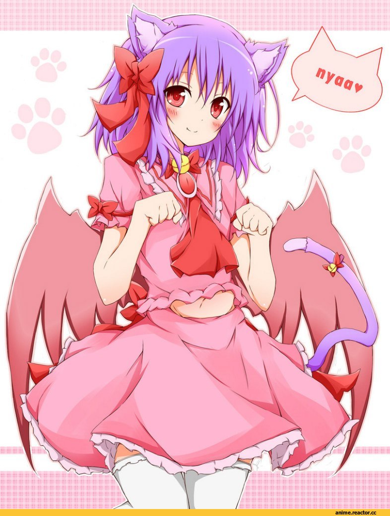 Touhou Project, neko, няшка, Animal Ears, Anime
