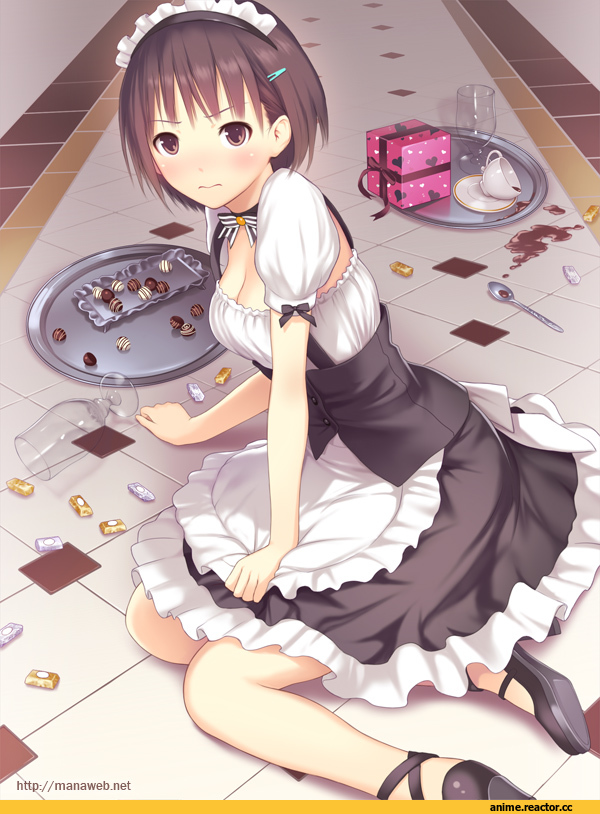 Mana Kakkowarai, Anime Original, Maid, Anime