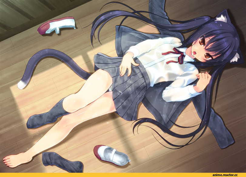 Кэйон!, Nakano Azusa, neko, Animal Ears, Anime