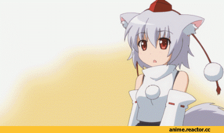 гифки, Inubashiri Momiji, Touhou Project, Animal Ears, Inumimi, Anime