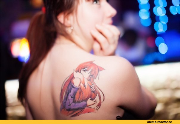 Хоро, волчица и пряности, татуировки, Аниме арт, Inumimi, Animal Ears, Anime