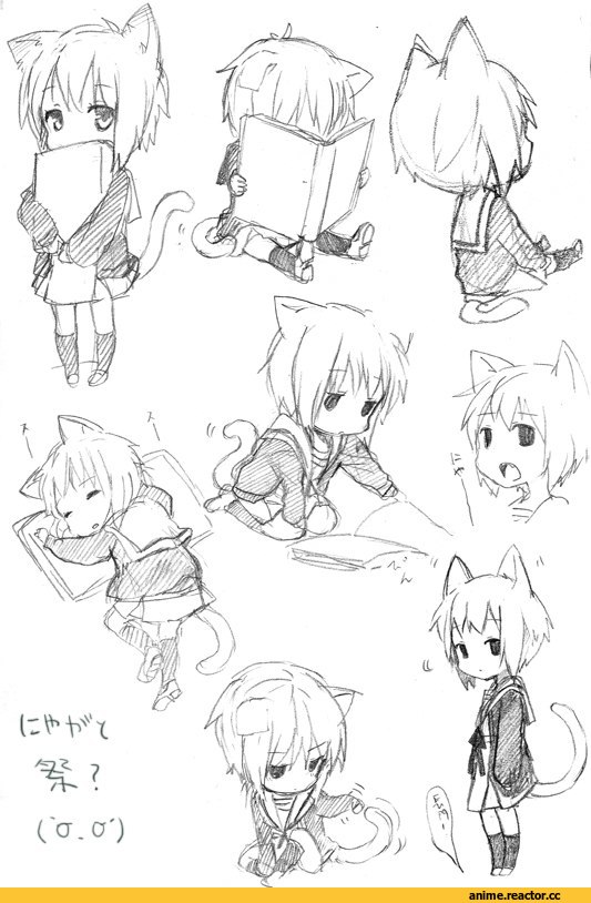 Monster Hunter 3, Неко, Animal Ears, Anime