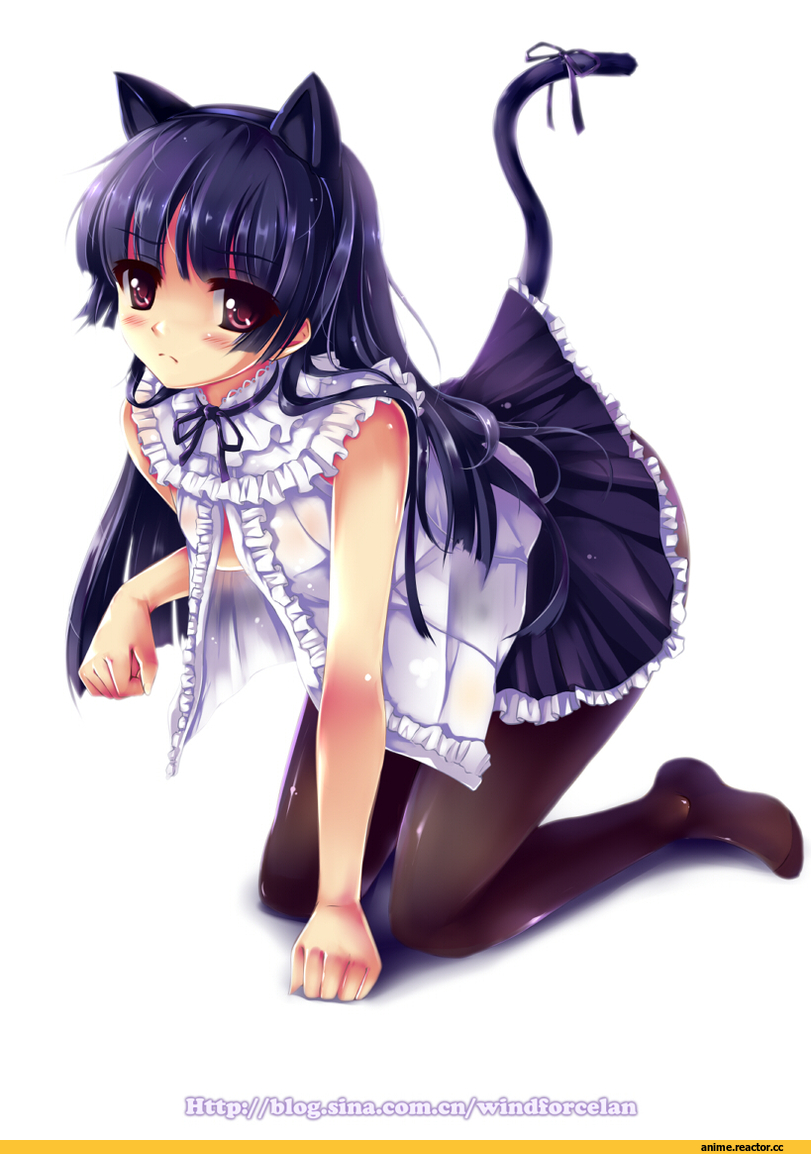 Ore no Imouto ga Konna ni Kawaii Wake ga Nai, Kuroneko, няшка, мимими, Неко, милота, в комментах ещё, Animal Ears, Anime