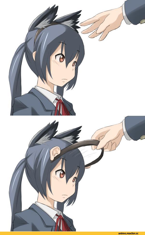 Неко, K-ON!, Nakano Azusa, вся правда, реактор-тян, реактор, Animal Ears, Anime