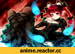 няша, Rin Kaenbyou, Touhou Project, Animal Ears, Nekomata, Anime