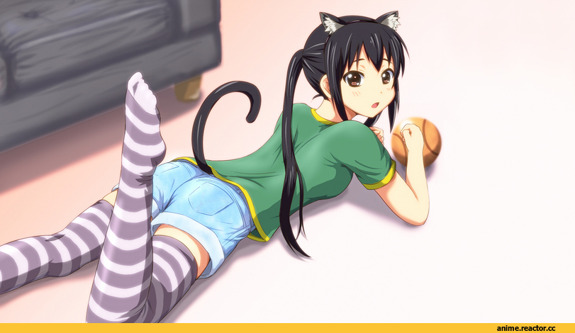 K-ON!, Неко, Animal Ears, Anime