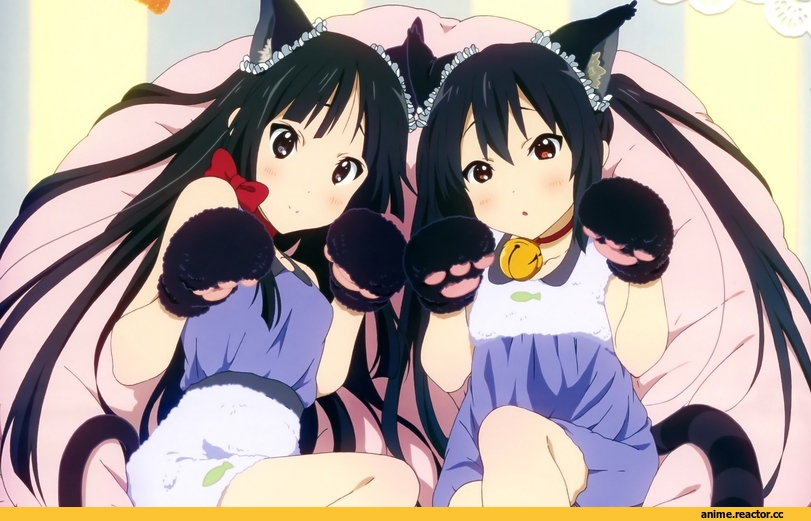 K-ON!, Неко, Animal Ears, Anime